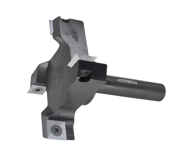 FomaSP CNC Spoilboard Surfacing Router Bit,1/2"(12.7mm) Shank,3"(76.2mm) Cutting Diameter,Slab Flattening Router Bit,Replaceable Carbide Inserts Wood Planer Bit with 4 Wings for Woodworking. - Image 3